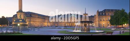 New Castle Stuttgart travel travel panorama architecture in Germany ...