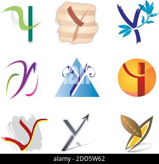 Set of Decorative Letter S Icons / Elements for Logo Design Stock Vector