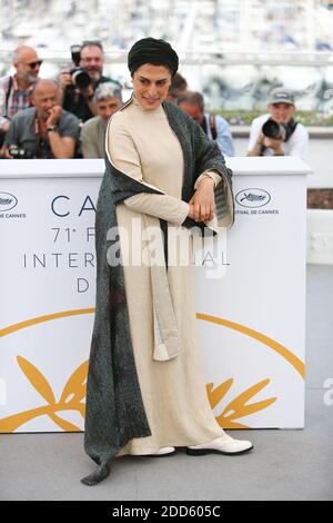 Behnaz Jafari attends the photocall for '3 Faces (Se Rokh)' during the 71st annual Cannes Film Festival at Palais des Festivals on May 13, 2018 in Cannes, France Photo by David Boyer/ABACAPRESS.COM Stock Photo