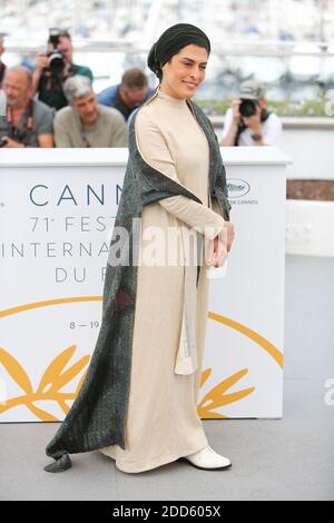 Behnaz Jafari attends the photocall for '3 Faces (Se Rokh)' during the 71st annual Cannes Film Festival at Palais des Festivals on May 13, 2018 in Cannes, France Photo by David Boyer/ABACAPRESS.COM Stock Photo