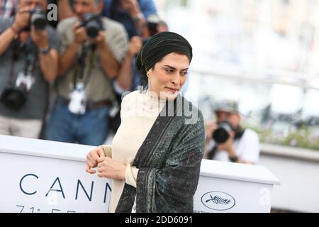 Behnaz Jafari attends the photocall for '3 Faces (Se Rokh)' during the 71st annual Cannes Film Festival at Palais des Festivals on May 13, 2018 in Cannes, France Photo by David Boyer/ABACAPRESS.COM Stock Photo