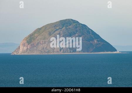 Ailsa Craig in the Firth of Clyde Stock Photo