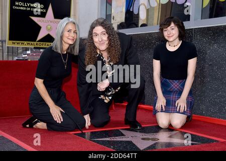 Suzanne Yankovic and Nina Yankovic attend the ceremony honoring 'Weird Al' Yankovic with star on The Hollywood Walk of Fame on August 27, 2018 in Los Angeles, CA, USA. Photo by Lionel Hahn/ABACAPRESS.COM Stock Photo