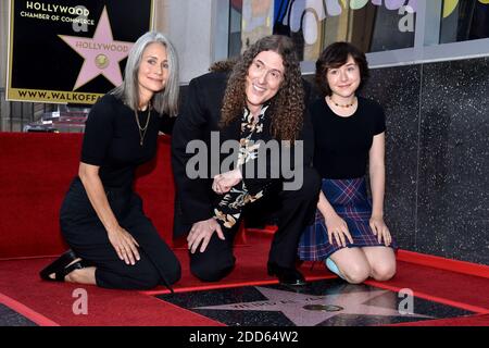 Suzanne Yankovic and Nina Yankovic attend the ceremony honoring 'Weird Al' Yankovic with star on The Hollywood Walk of Fame on August 27, 2018 in Los Angeles, CA, USA. Photo by Lionel Hahn/ABACAPRESS.COM Stock Photo