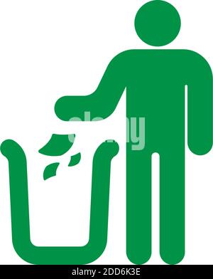 Trash bin icon design vector Stock Vector