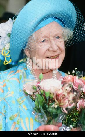 Queen Elizabeth the Queen Mother. Stock Photo