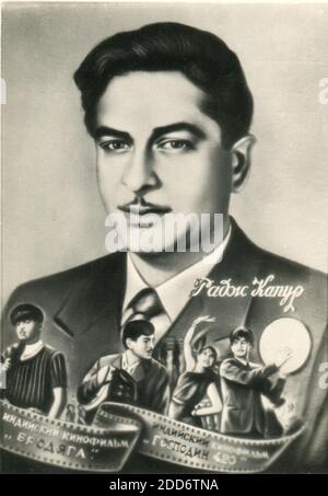 Raj Kapoor (born Shrishti Nath Kapoor; 14 December 1924 – 2 June 1988) was an Indian film actor, producer and director of Indian cinema. Old Vintage p Stock Photo