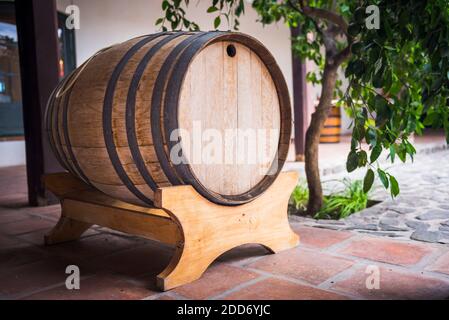 Bodega El Esteco, a winery and wine cellar in Cafayate, Salta Province, North Argentina, South America Stock Photo