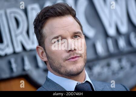 Chris Pratt attends the premiere of Universal Pictures and Amblin Entertainment's 'Jurassic World: Fallen Kingdom' at Walt Disney Concert Hall on June 12, 2018 in Los Angeles, California. Photo by Lionel Hahn/ABACAPRESS.COM Stock Photo
