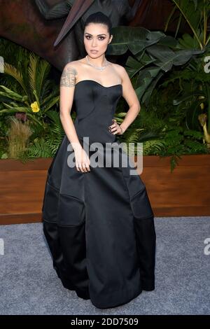 Daniella Pineda attends the premiere of Universal Pictures and Amblin Entertainment's 'Jurassic World: Fallen Kingdom' at Walt Disney Concert Hall on June 12, 2018 in Los Angeles, California. Photo by Lionel Hahn/ABACAPRESS.COM Stock Photo