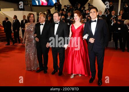 US actor Matt Dillon, US actress Siobhan Fallon Hogan, Danish director Lars Von Trier, Swiss actor Bruno Ganz and Danish actress Sofie Grabol attend the screening of 'The House That Jack Built' during the 71st annual Cannes Film Festival at Palais des Festivals on May 14, 2018 in Cannes, France. Photo by David Boyer/ABACAPRESS.COM Stock Photo