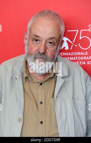 Mike Leigh attending the Peterloo Photocall as part of the 75th Venice International Film Festival (Mostra) in Venice, Italy on September 01, 2018. Photo by Aurore Marechal/ABACAPRESS.COM Stock Photo