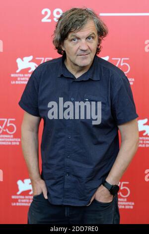 Emir Kusturica attending the El Pepe, Una Vida Suprema Photocall as part of the 75th Venice International Film Festival (Mostra) in Venice, Italy on September 03, 2018. Photo by Aurore Marechal/ABACAPRESS.COM Stock Photo