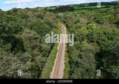 Teffry Viaduct, Luxulyan Valley 100920 Stock Photo