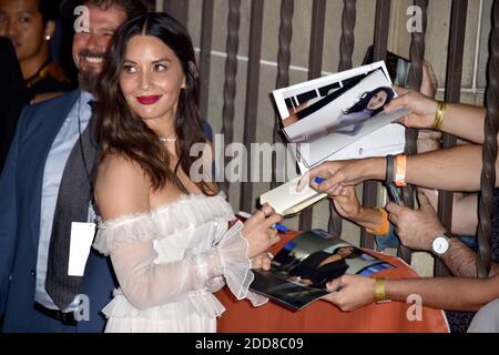 Olivia Munn attends the Predator screening held at the Ryerson Theatre during the Toronto International Film Festival in Toronto, Canada on September 6th, 2018. Photo by Lionel Hahn/ABACAPRESS.com Stock Photo