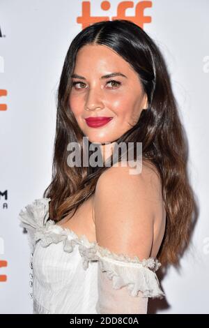 Olivia Munn attends the Predator screening held at the Ryerson Theatre during the Toronto International Film Festival in Toronto, Canada on September 6th, 2018. Photo by Lionel Hahn/ABACAPRESS.com Stock Photo