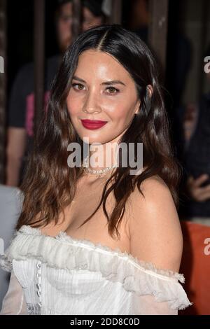 Olivia Munn attends the Predator screening held at the Ryerson Theatre during the Toronto International Film Festival in Toronto, Canada on September 6th, 2018. Photo by Lionel Hahn/ABACAPRESS.com Stock Photo