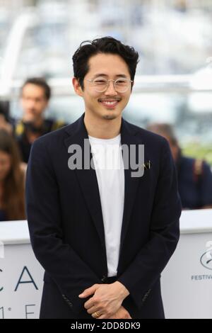 Steven Yeun attending 'Burning' Photocall during the 71st annual Cannes Film Festival at Palais des Festivals on May 17, 2018 in Cannes, France. Photo by David Boyer/ABACAPRESS.COM Stock Photo