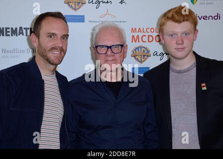 Malcolm McDowell With His Sons Charlie McDowell And Beckett Taylor ...