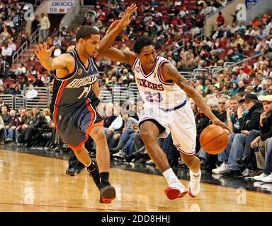 New Jersey Nets' Terrence Williams during an NBA basketball game against  the Philadelphia 76ers, Friday, Nov. 6, 2009, in Philadelphia. (AP  Photo/Matt Slocum Stock Photo - Alamy