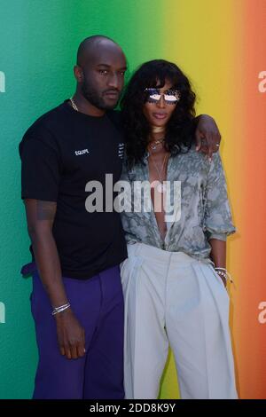 Virgil Abloh and Naomi Campbell attending the Louis Vuitton Menswear Spring Summer 2019 show as part of Paris Fashion Week in Paris France on June 21 2018. Photo by Aurore Marechal ABACAPRESS.COM Stoc...