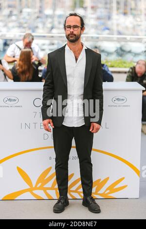 Cedric Herrou attending the 'Libre' Photocall during the 71st annual Cannes Film Festival at Palais des Festivals on May 18, 2018 in Cannes, France. Photo by David Boyer/ABACAPRESS.COM Stock Photo