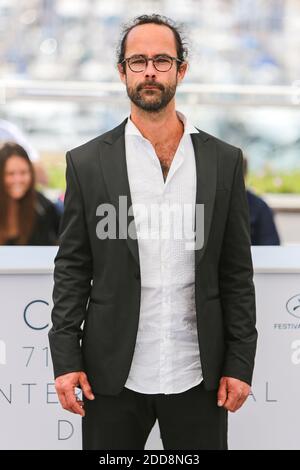 Cedric Herrou attending the 'Libre' Photocall during the 71st annual Cannes Film Festival at Palais des Festivals on May 18, 2018 in Cannes, France. Photo by David Boyer/ABACAPRESS.COM Stock Photo