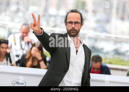 Cedric Herrou attending the 'Libre' Photocall during the 71st annual Cannes Film Festival at Palais des Festivals on May 18, 2018 in Cannes, France. Photo by David Boyer/ABACAPRESS.COM Stock Photo