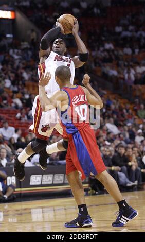 Miami Heats' Dwyane Wade shoots for two points against the Orlando ...