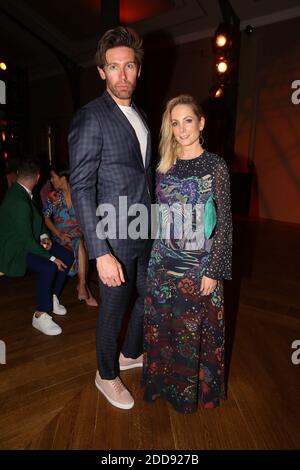 James Cannon and Joanne Froggatt attending the Paul Smith Menswear Spring/Summer 2019 Show as part of Paris Fashion Week on June 24, 2018 in Paris, France. Photo by Jerome Domine/ABACAPRESS.COM Stock Photo