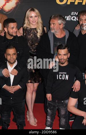 Filmmaker Luc Besson accused of rape by the actress Sand Van Roy Luc Besson attending the Taxi 5 movie premiere with Sand Van Roy assistent at the Grand Rex in Paris France on April 8 2018. Photo by A...