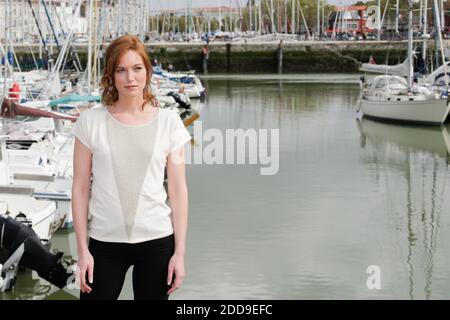 Erika Sainte during the 20th edition of the Festival de fiction TV, on September, 13 2018 in La Rochelle, France .Photo by Thibaud MORITZ ABACAPRESS.COM Stock Photo