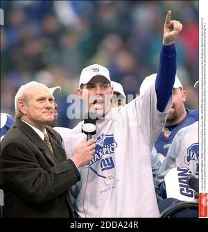 Kerry Collins of the New York Giants Stock Photo - Alamy