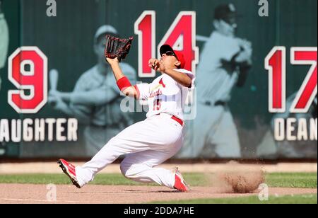 St. Louis Cardinals' Jon Jay (19) steals second as he slides under Colorado  Rockies shortstop Josh Rutledge during the first inning of a baseball game  on Thursday, Aug. 2, 2012, in Denver. (