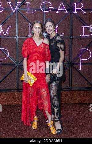 Yasmin Parvaneh Le Bon and her daugther Amber Le Bon attend the Bvgalri Gala Dinner held at the Stadio dei Marmi in Rome, Italy on June 28, 2018. Photo by Marco Piovanotto/ABACAPRESS.COM Stock Photo