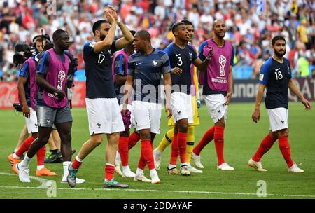France's during the World Cup 2018, France vs Argentina at the Kazan Arena stadium in Kazan, Russia on June 30, 2018. Photo by Christian Liewig/ABACAPRESS.COM Stock Photo