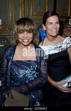 Tina Turner here with Roberta Armani attended the Giorgio Armani