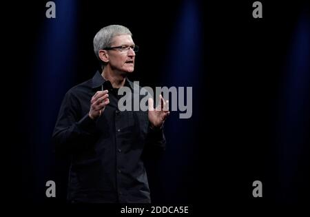 NO FILM, NO VIDEO, NO TV, NO DOCUMENTARY - Apple CEO Tim Cook