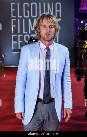 US actor and Hollywood star Owen Wilson arrives for closing ceremony of 2nd edition of El Gouna Film Festival, in El Gouna, on the Red Sea coast in Egypt, on September 28, 2018. Photo by Ammar Abd Rabbo/ABACAPRESS.COM Stock Photo
