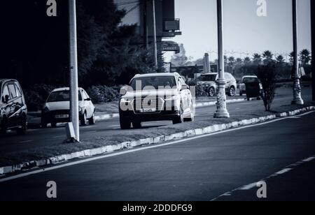 Batumi. Georgia - October 16, 2020: Audi quattro on the streets of Batumi Stock Photo