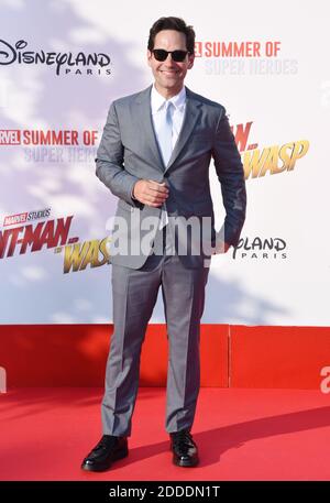 Paris Paul Rudd Paul Rudd attending the premiere of ‘Ant-Man Et La Guepe’ at Disneyland ...