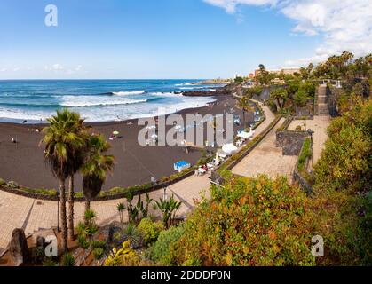 Spain Province of Santa Cruz de Tenerife Puerto de la Cruz Black