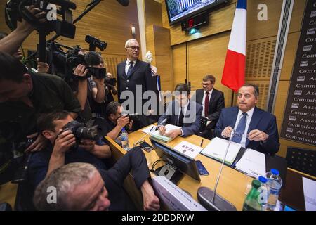 Paris Police Prefect Michel Delpuech before the Law Commission of the lower house of parliament on July 23, 2018, in Paris, following media reports that suggested he knew about an assault by a top presidential security aide but kept quiet. Photo by ELIOT BLONDET/ABACAPRESS.COM Stock Photo