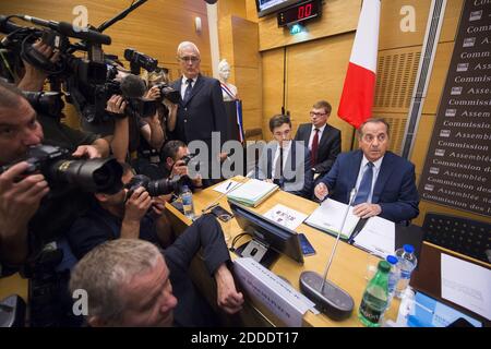 Paris Police Prefect Michel Delpuech before the Law Commission of the lower house of parliament on July 23, 2018, in Paris, following media reports that suggested he knew about an assault by a top presidential security aide but kept quiet. Photo by ELIOT BLONDET/ABACAPRESS.COM Stock Photo
