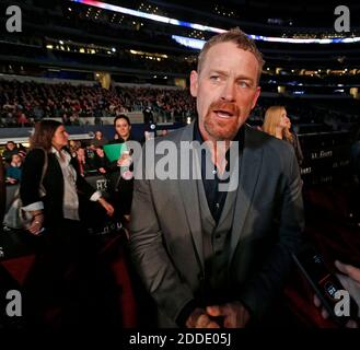 NO FILM, NO VIDEO, NO TV, NO DOCUMENTARY - Max Martini attends the premiere of 13 Hours: The Secret Soldiers of Benghazi at AT&T Stadium in Arlington, TX, USA, on Tuesday, January 12, 2016. Photo by Paul Moseley/Fort Worth Star-Telegram/TNS/ABACAPRESS.COM Stock Photo