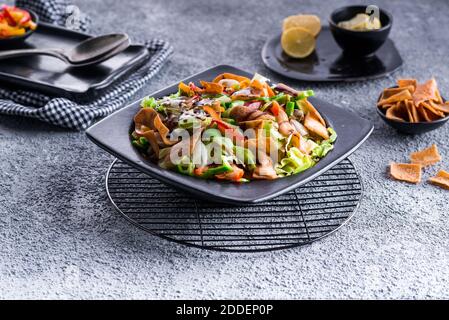 salad with fresh vegetables Stock Photo