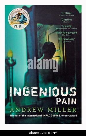 Book cover 'Ingenious Pain' by Andrew Miller. Stock Photo