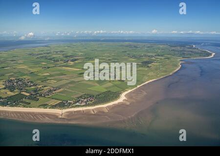 geography / travel, Germany, Schleswig-Holstein, isle Foehr, view towards Foehr, North Sea, North Fris, Additional-Rights-Clearance-Info-Not-Available Stock Photo