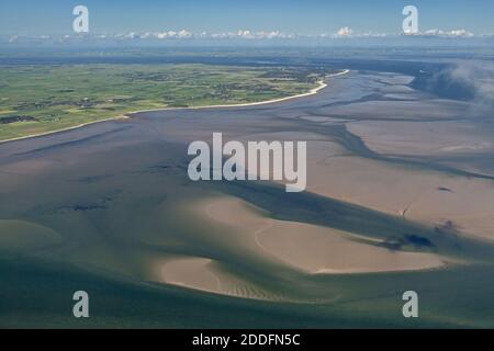 geography / travel, Germany, Schleswig-Holstein, Foehr Isle, view towards Foehr, North Sea, North Fris, Additional-Rights-Clearance-Info-Not-Available Stock Photo