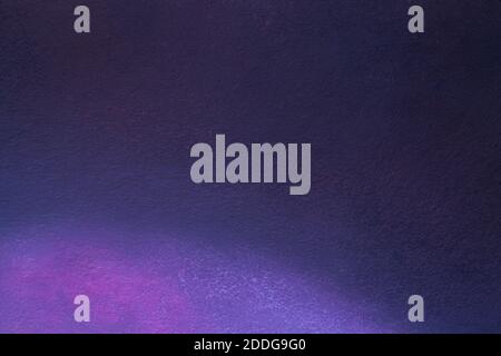 Abstract art background navy blue and dark purple colors. Watercolor painting on canvas with soft indigo gradient. Fragment of artwork on paper with v Stock Photo